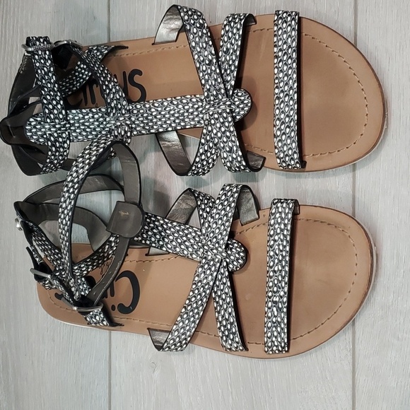 Circus by Sam Edelman Selma Jelly Gladiator Strappy Sandals Flats shoes - Picture 4 of 12